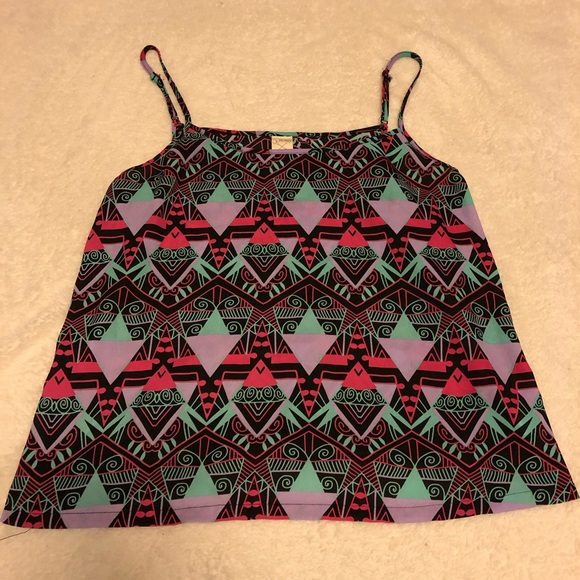 Printed tank top - Picture 1 of 3
